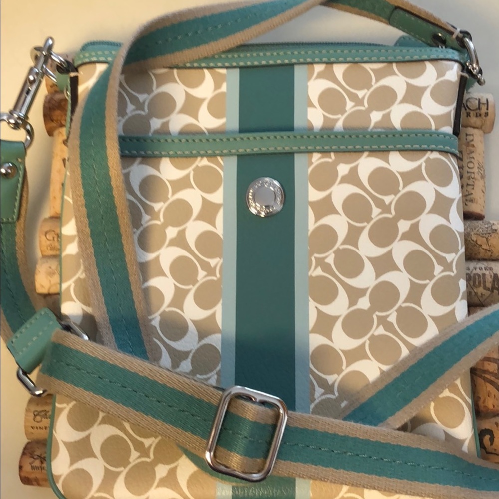 Coach leather crossbody purse